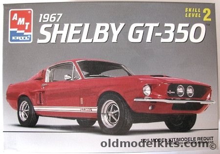 AMT 1/25 1967 Ford Shelby GT-350 Mustang, 6633 plastic model kit